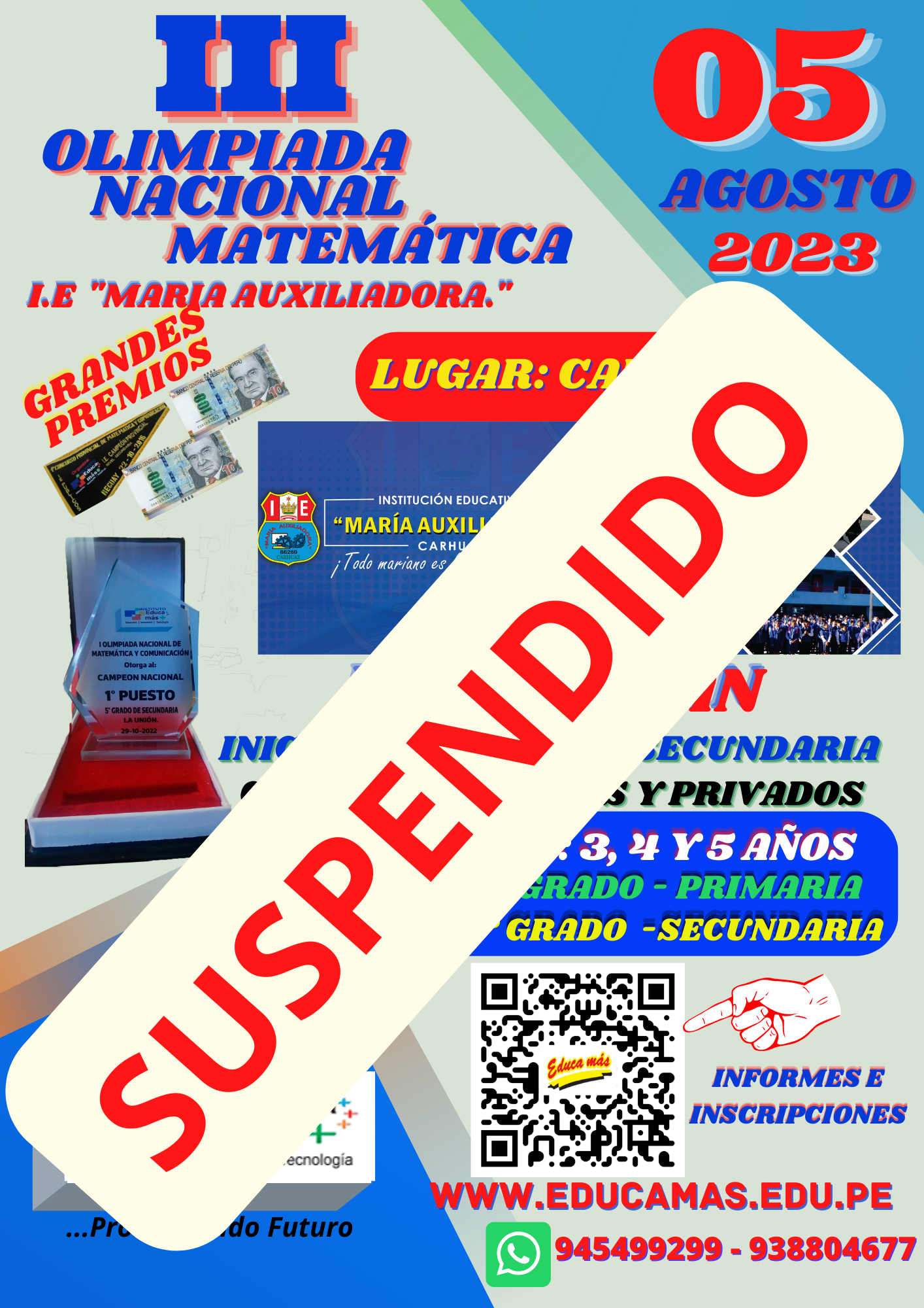 III CONCURSO NACIONAL DE MATEMÁTICA 