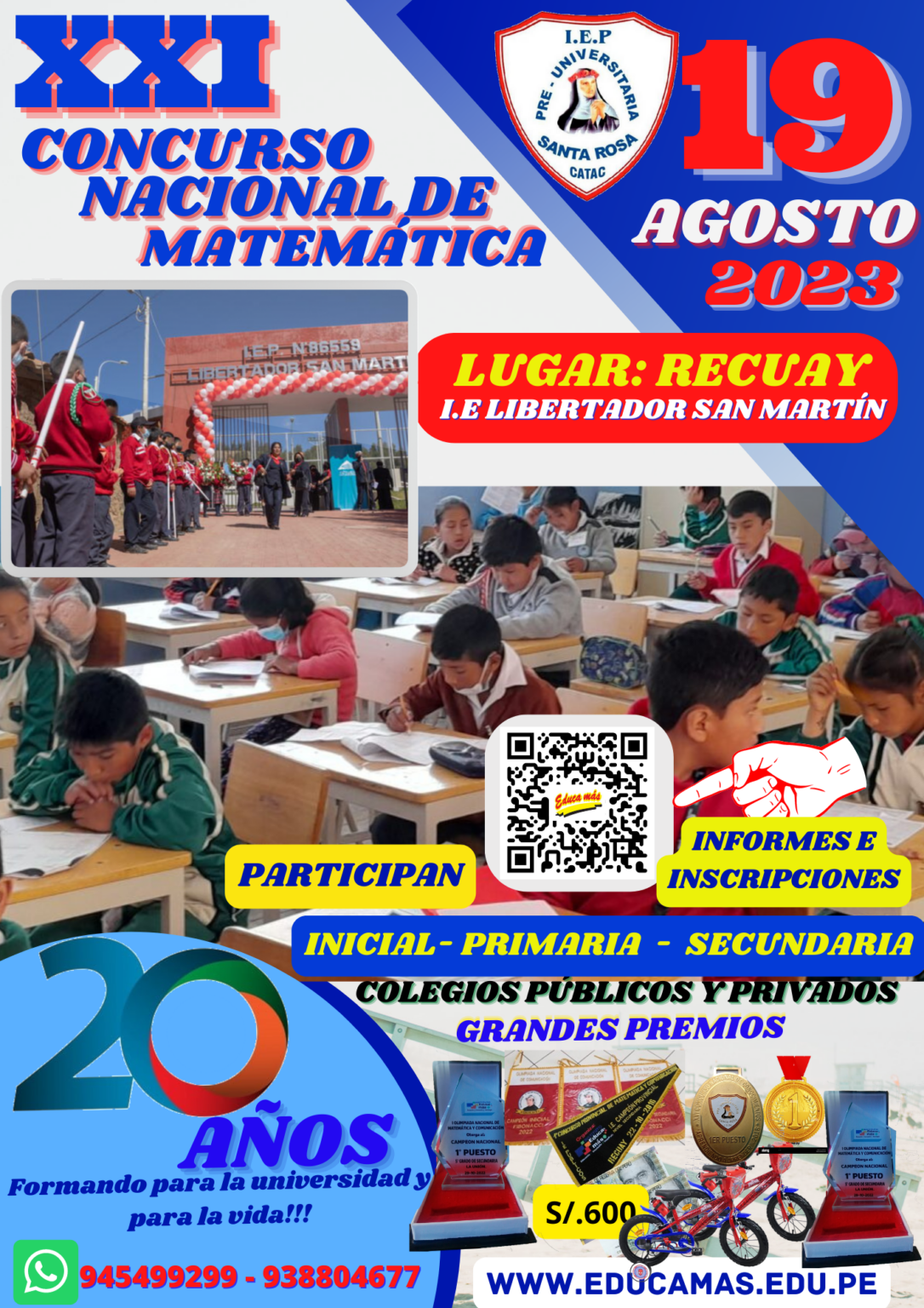 XXI CONCURSO NACIONAL DE MATEMATICA