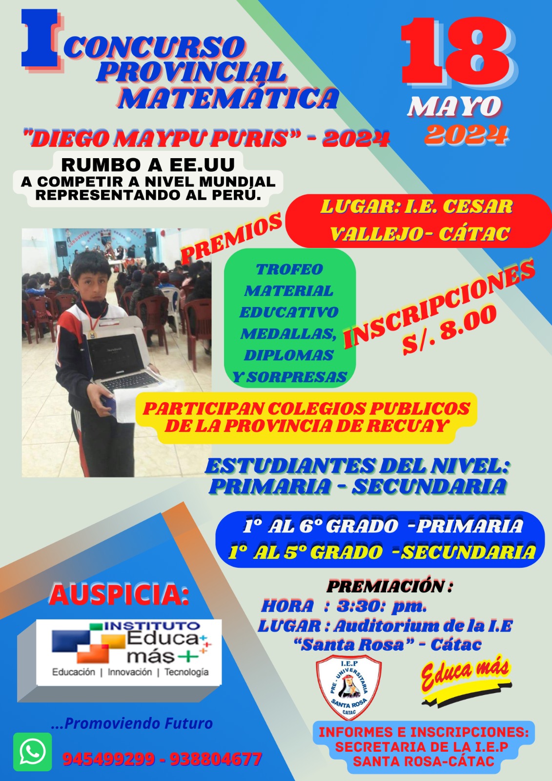 I Concurso Provincial de Matemática - DIEGO MAYPU PURIS