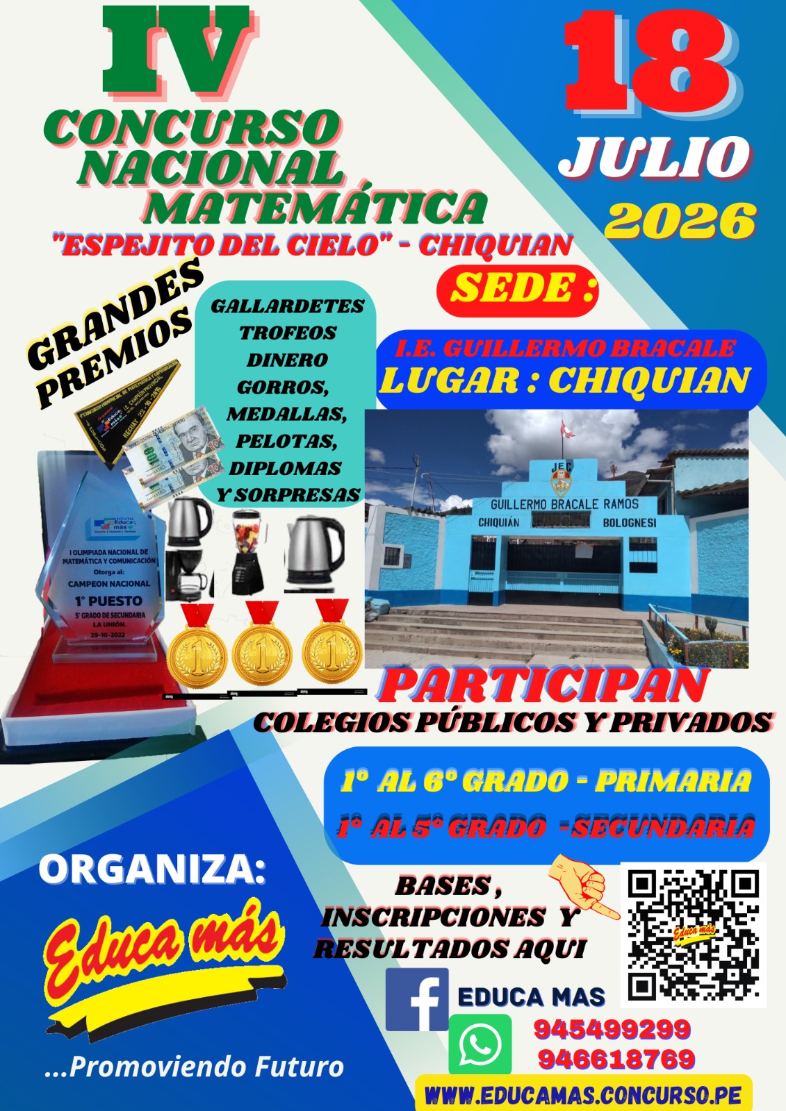 IV CONCURSO NACIONAL DE MATEMÀTICA 