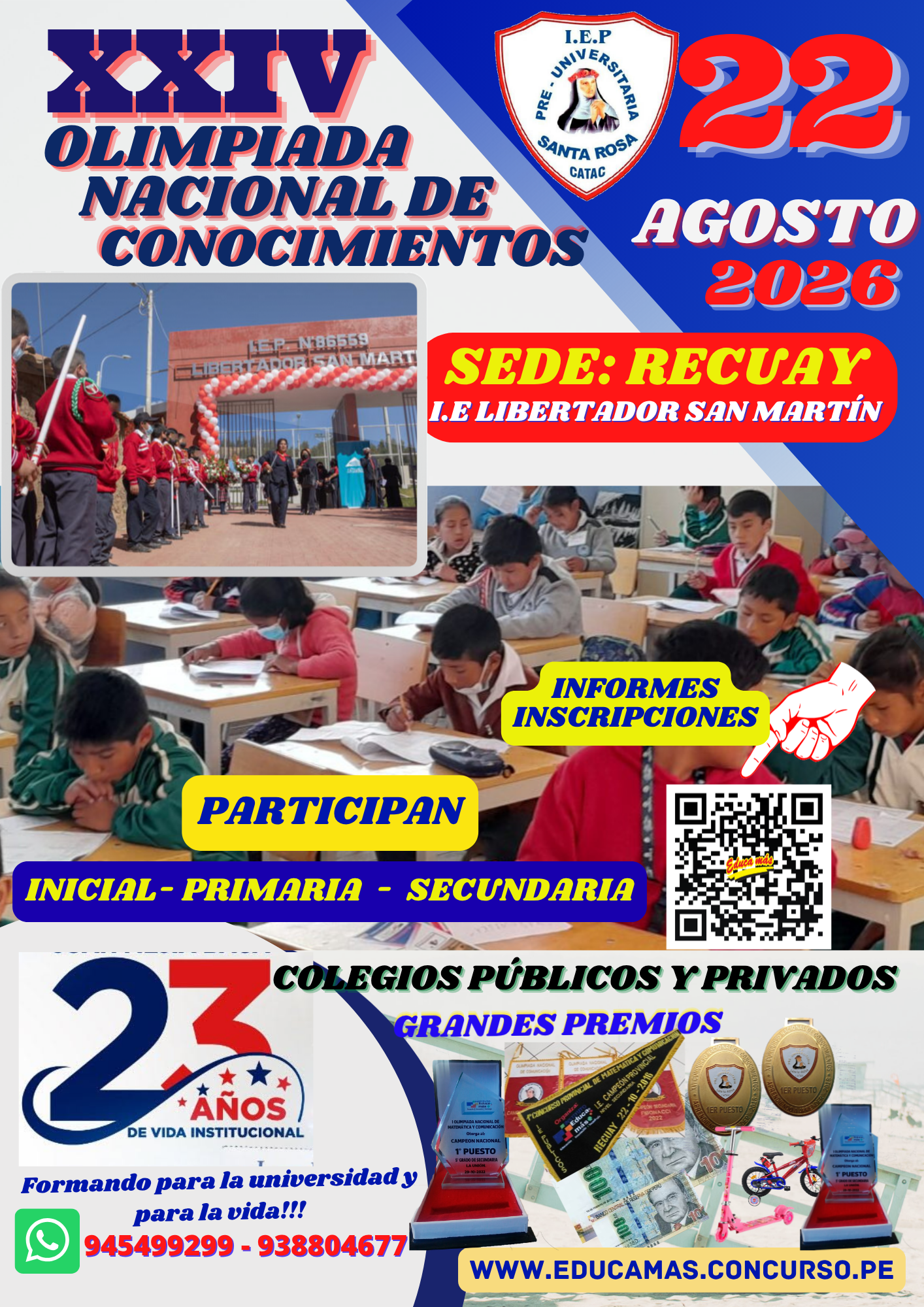 XXIV OLIMPIADA NACIONAL DE CONOCIMIENTOS - 